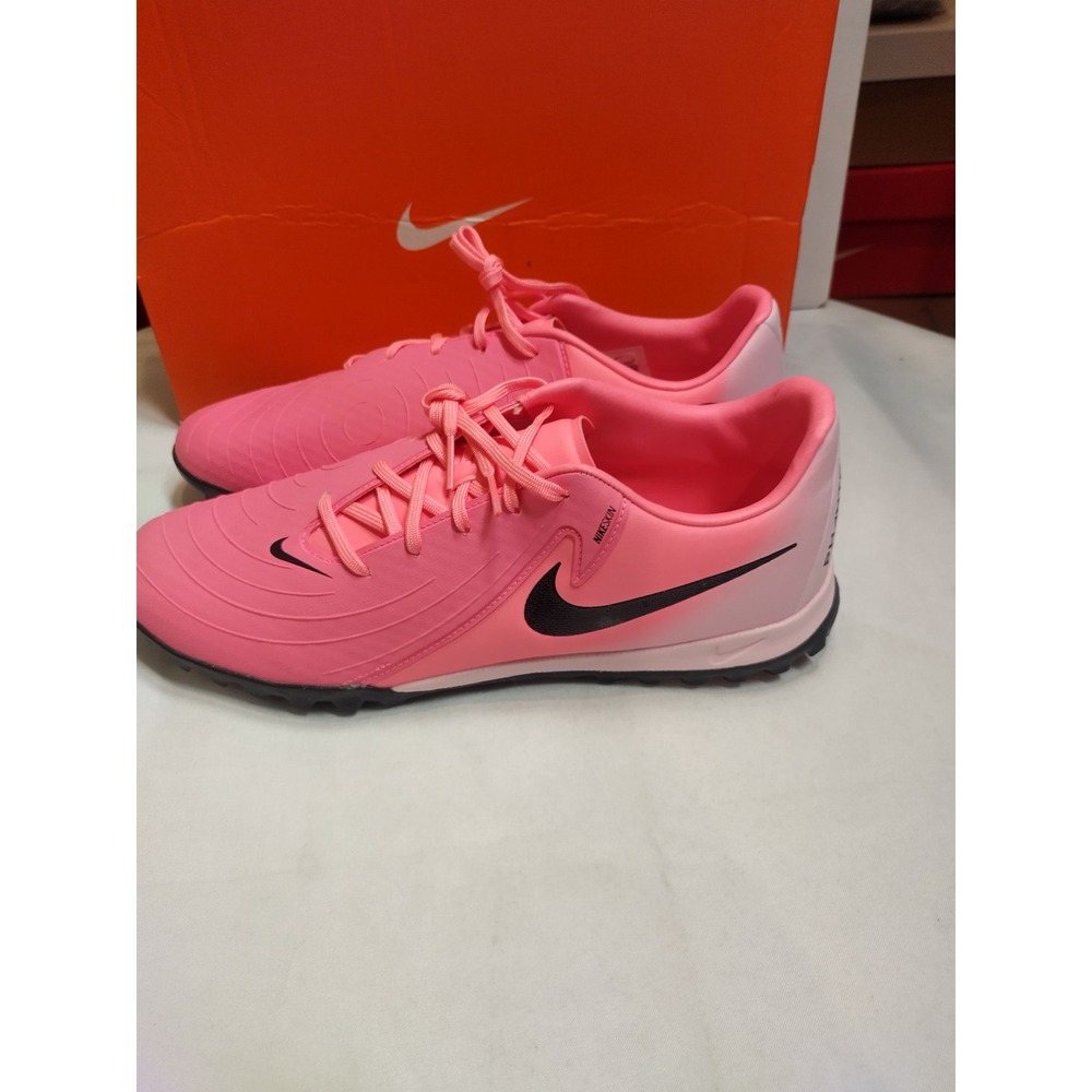 Nike Phantom GX Academy TF Pink Black Turf Soccer Shoes FJ2577-600 Mens 10.5